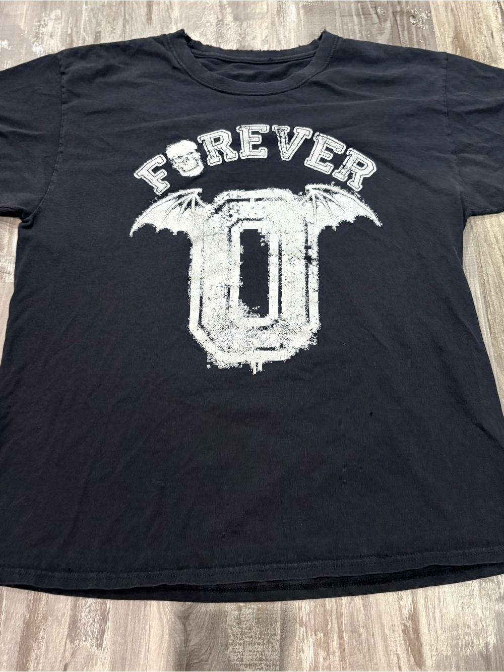 Avenged Sevenfold ASX Forever T-shirt Bat Skull Zero Unisex Adult Medium